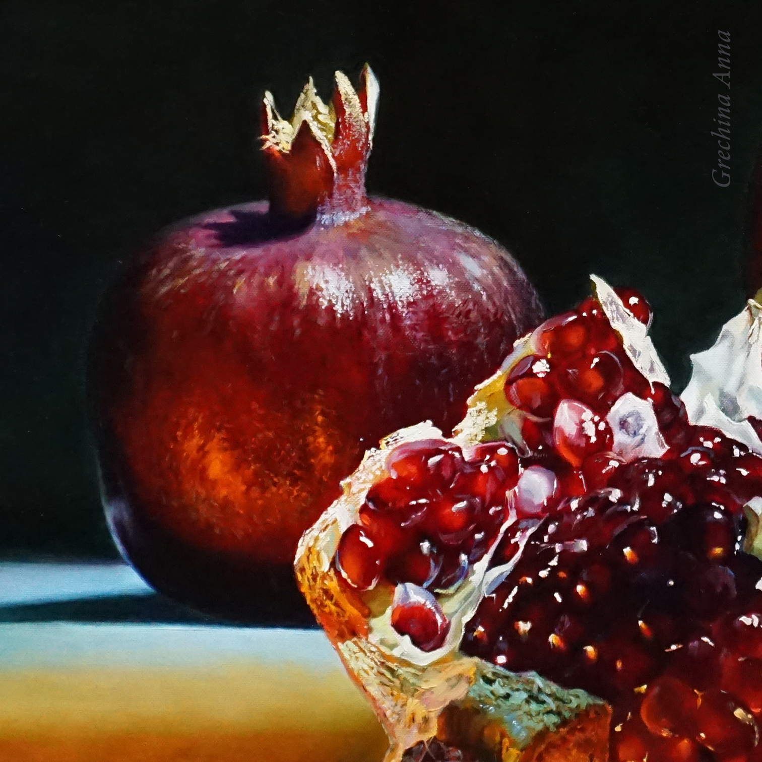 Still life "The power of a grenade". Artist  Grechina Anna. Paintings, painting, hyperrealism.
