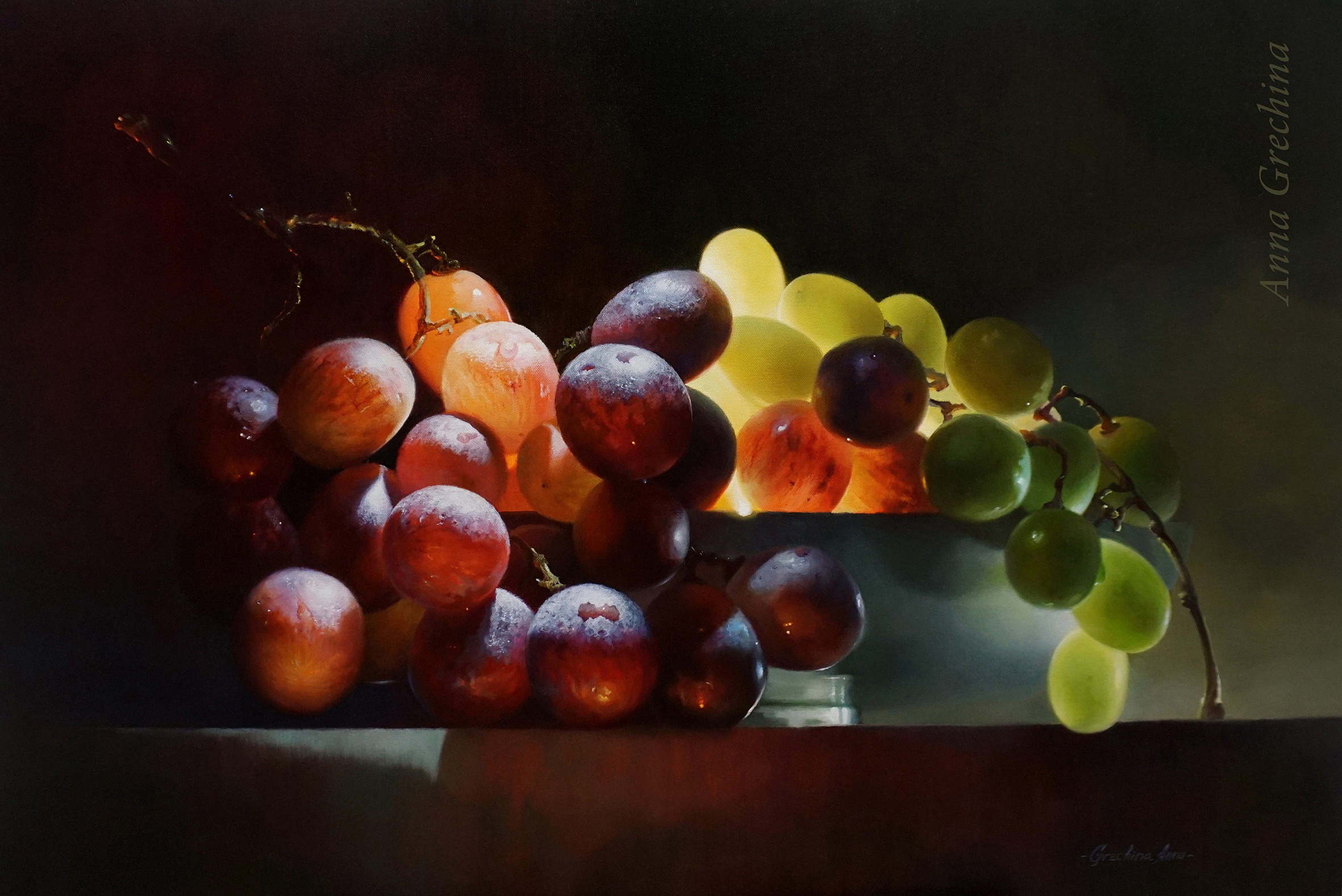 Hyperrealism in painting, paintings. Artist Anna Grechina.